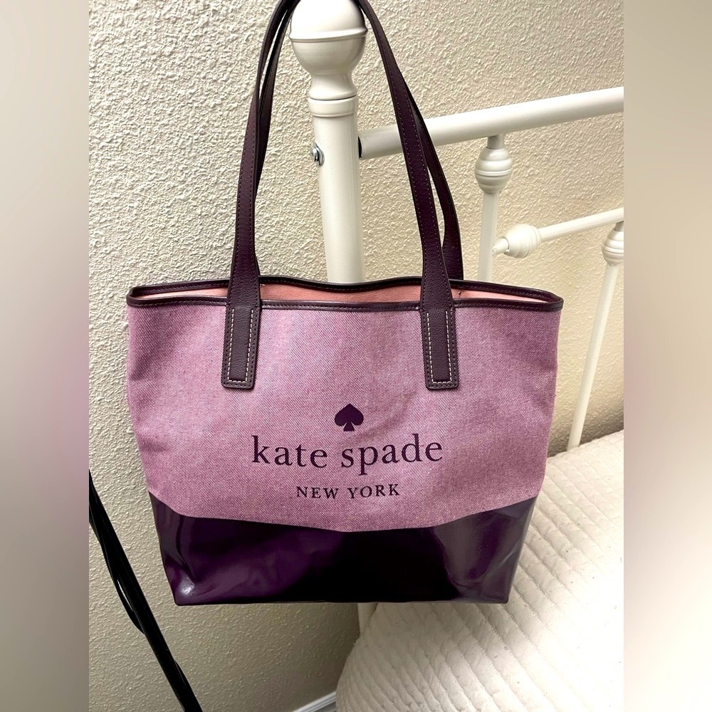 Kate Spade Deep Purple Tote Bag - Stylish & Practical